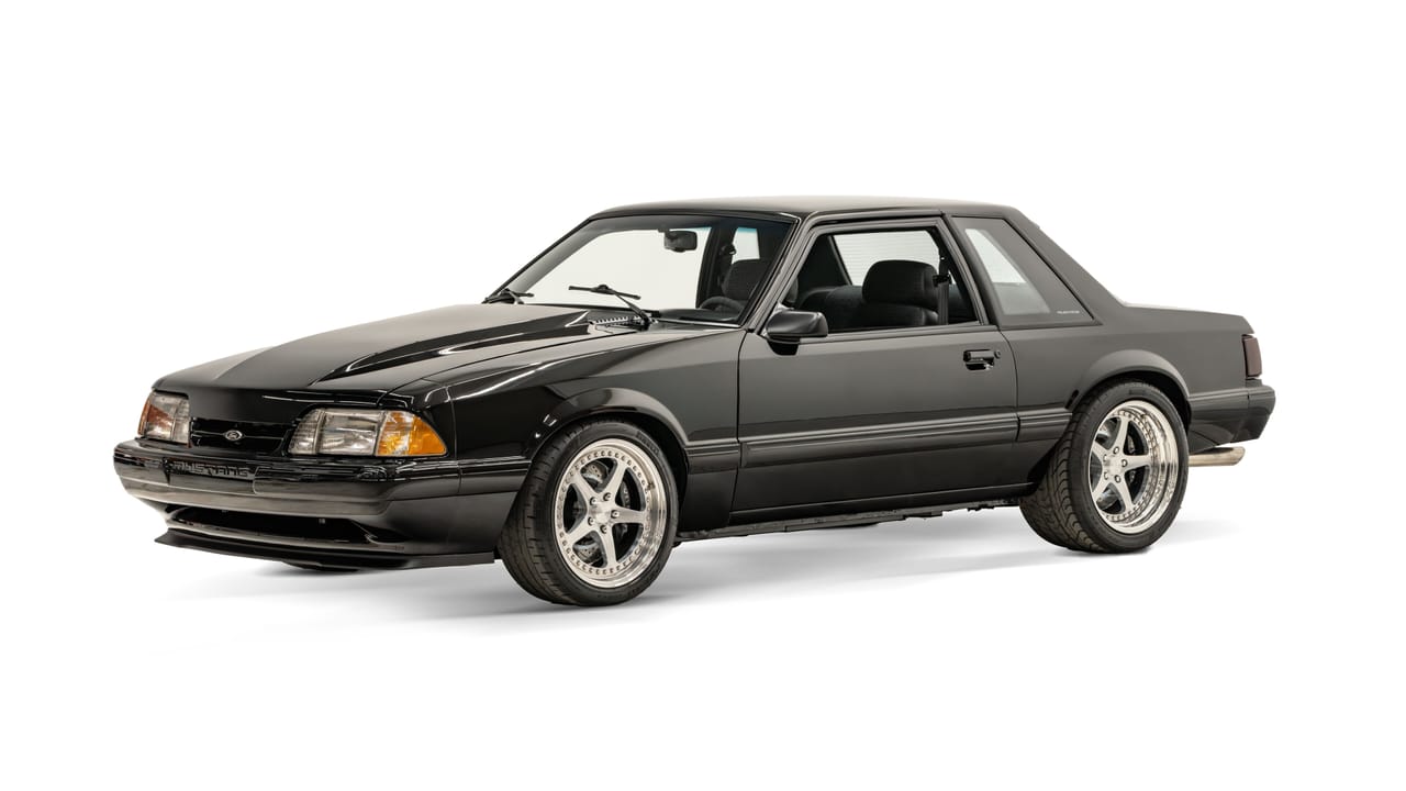 Velocity Restorations Fox Body Mustang with 800HP Coyote V8 Velocity Restorations Fox Body Mustang with 800HP Coyote V8