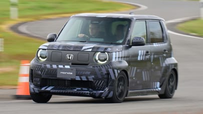 Ford Bronco El Bandito parked in the desert at sunset