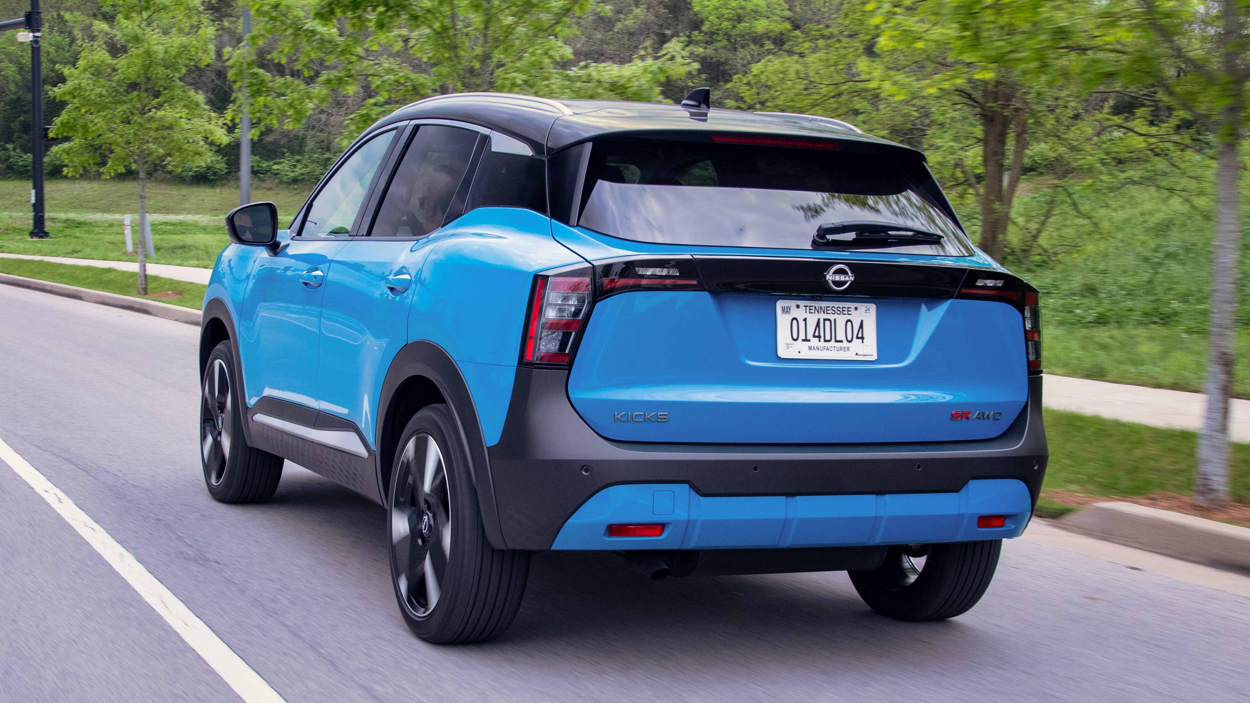 Rear cargo space of the 2025 Nissan Kicks