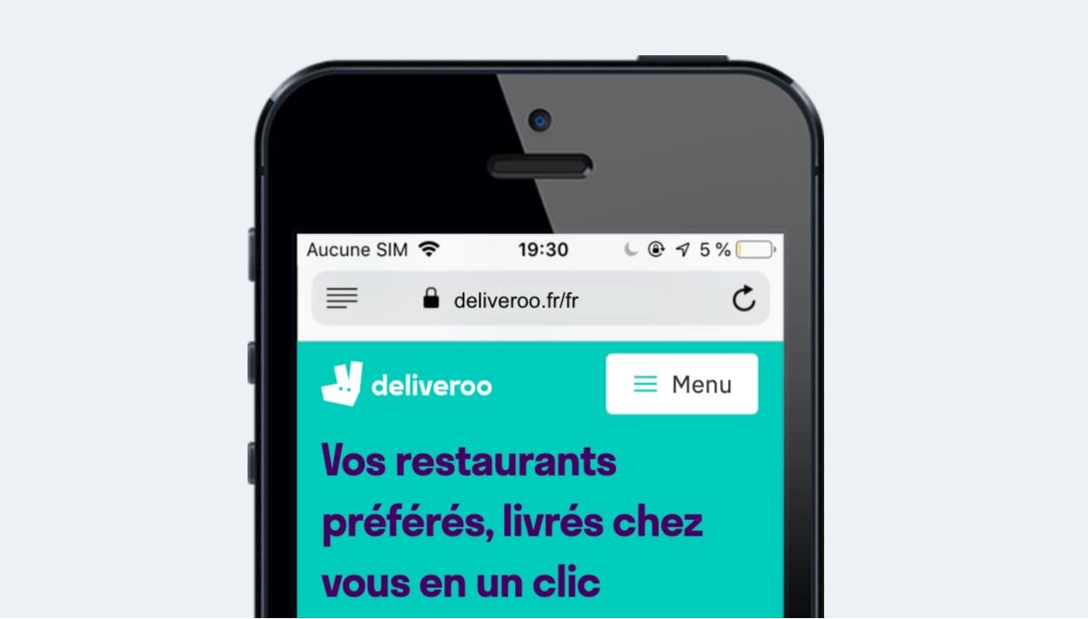 Apple iPhone 5 displayed at an angle.