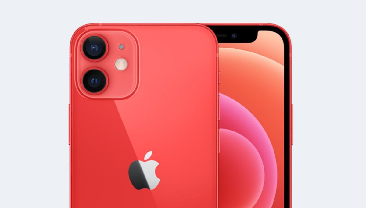 Apple iPhone 12 displayed in various colors