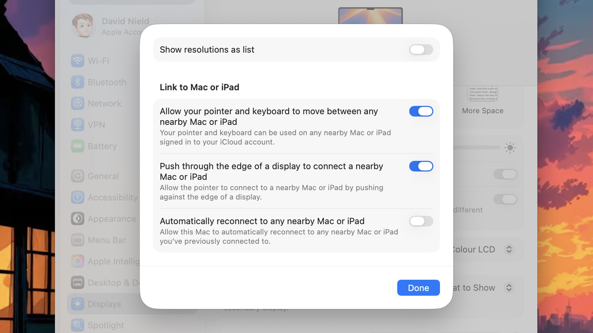 Microsoft Mouse Without Borders configuration screen