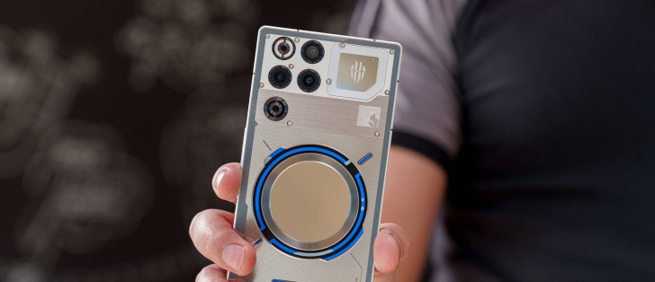 Close-up of the RedMagic 11 Pro's sleek design