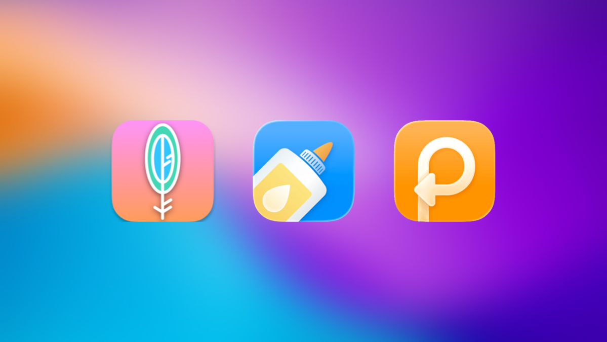 Clipboard manager interface on a Mac