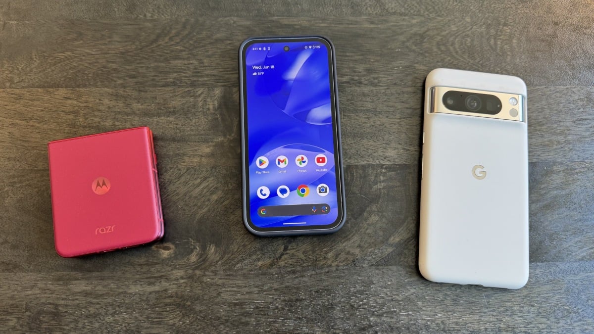 A sleek, modern Android phone showcasing its vibrant display.