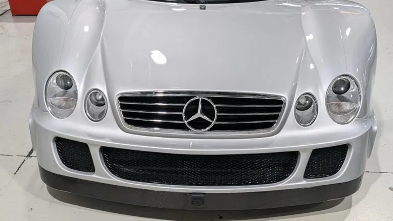 Profile view of the 2002 Mercedes CLK-GTR Roadster