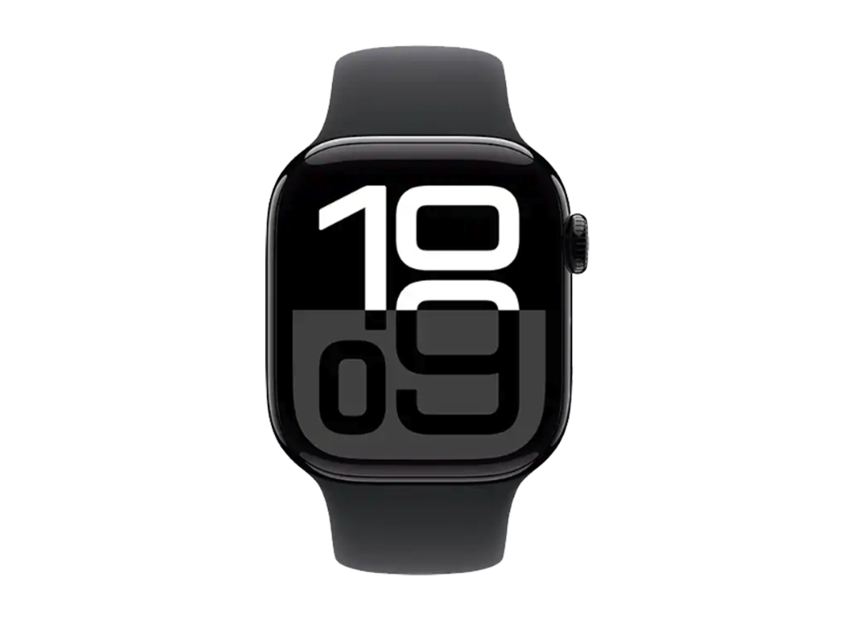Apple Watch Series 10 GPS (42mm) - A stylish and functional smartwatch Apple Watch Series 10 GPS (42mm) on a wrist, showcasing its sleek design and user interface