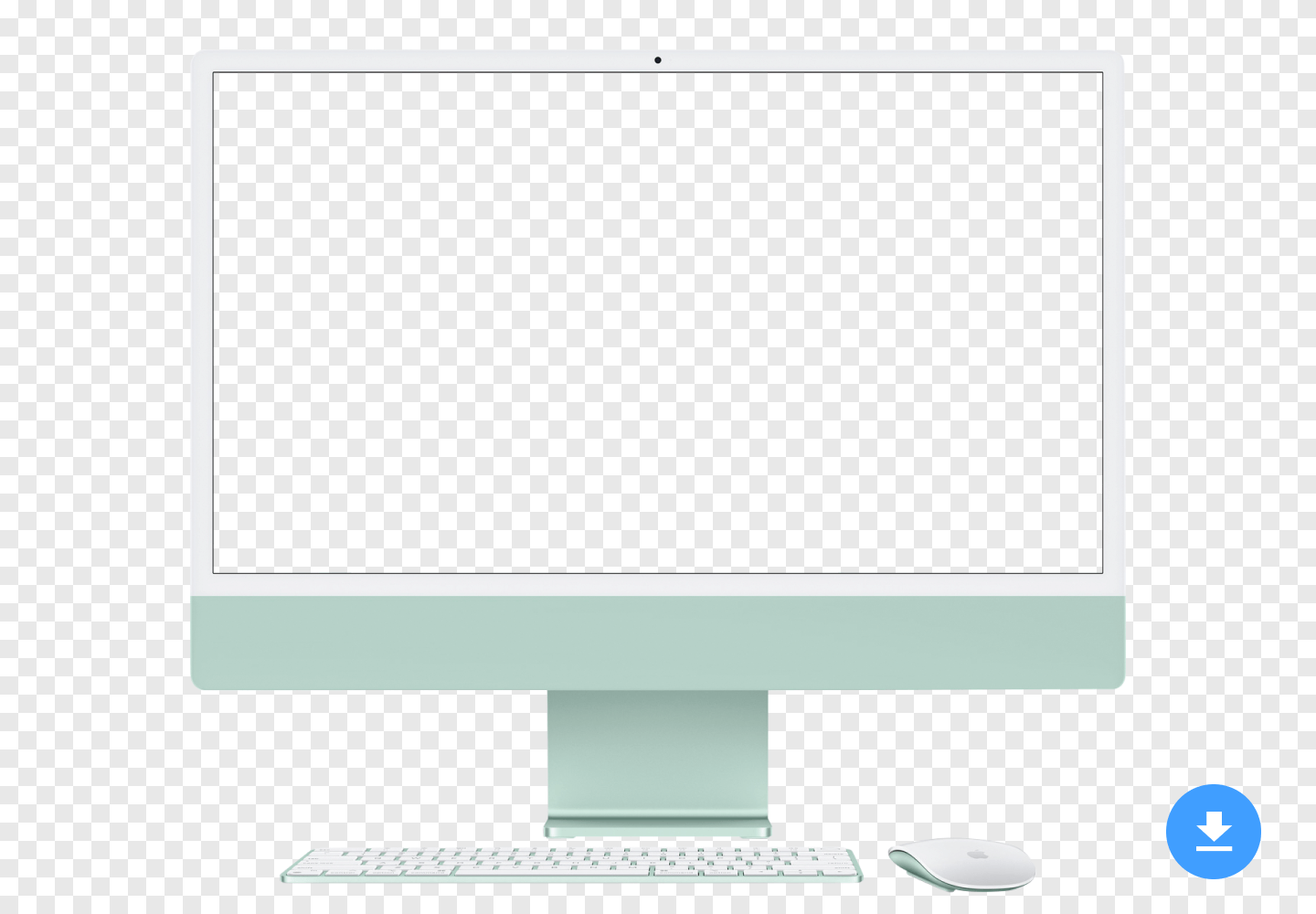 Close-up of iMac 24 inch 2021 display showing individual pixels