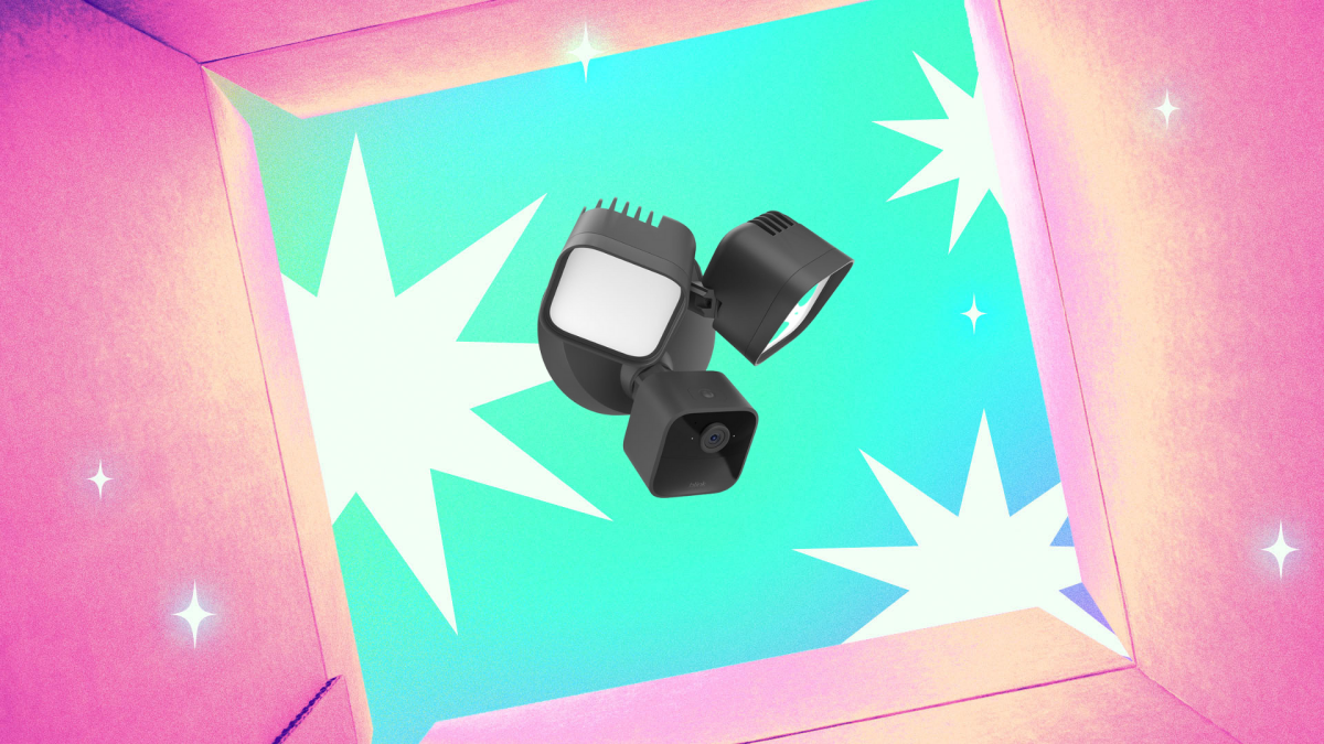 Blink Wired Floodlight Camera providing bright, clear surveillance