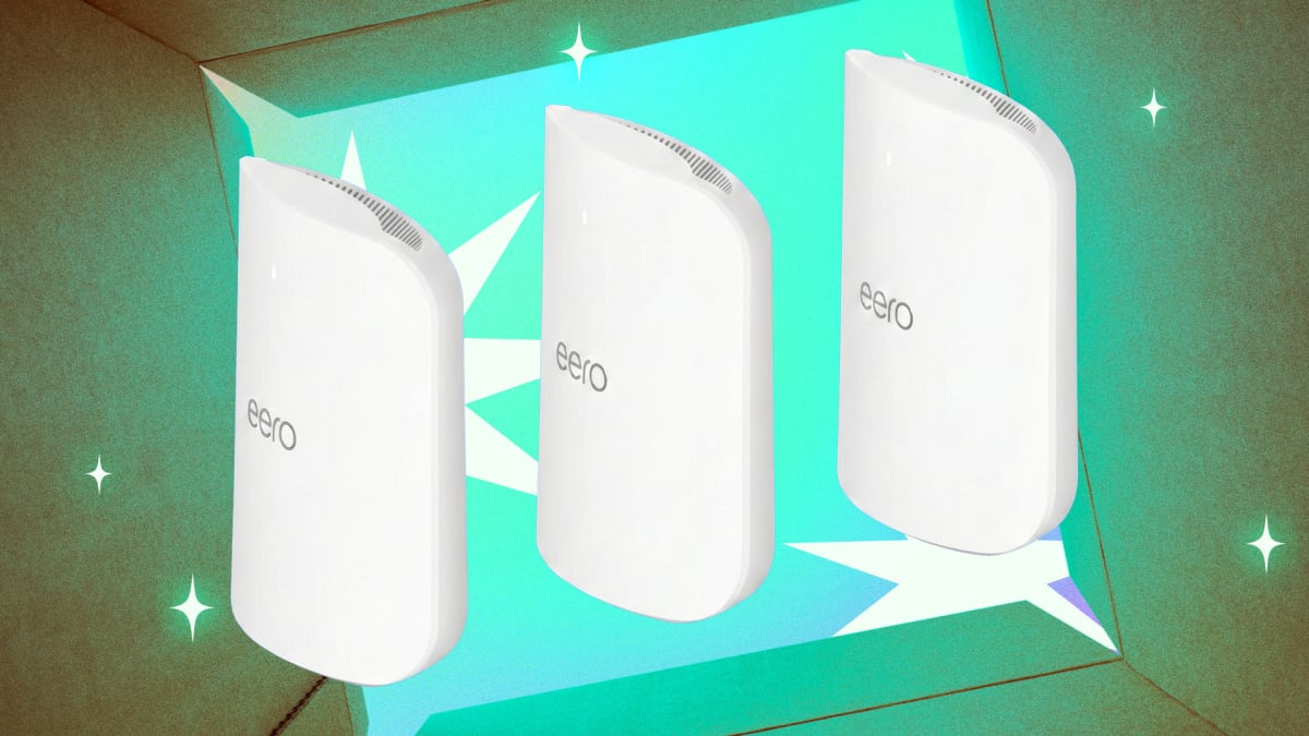 Eero Max 7 mesh system providing whole-home WiFi coverage