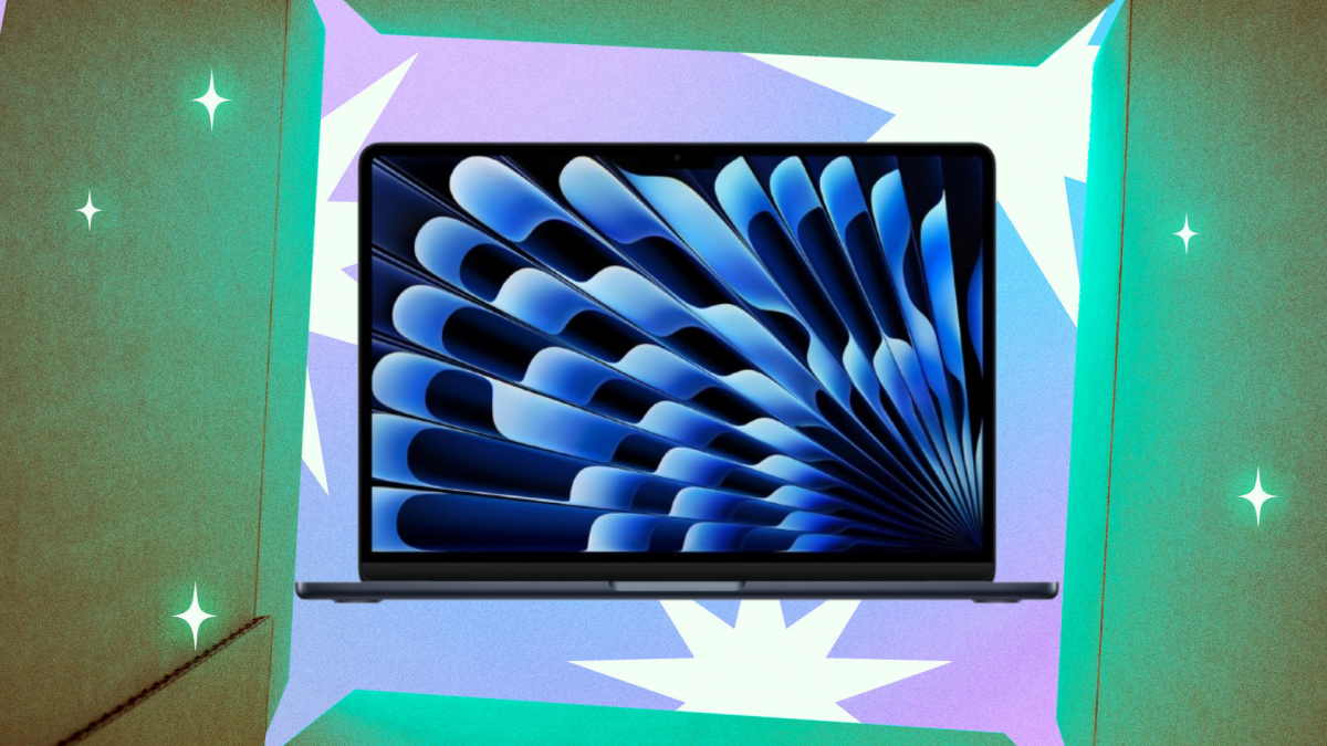 Close-up of the M4 MacBook Air showing its sleek design