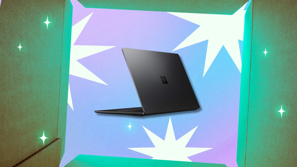 Microsoft Surface Laptop 3 on sale for under $400, highlighting its premium build and attractive price point. Microsoft Surface Laptop 3 on sale for under $400, showcasing its sleek design and portability.