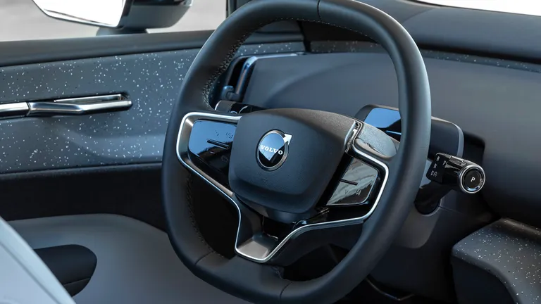 Rear view of the Volvo EX30 Single Motor Rear view of the Volvo EX30 Single Motor