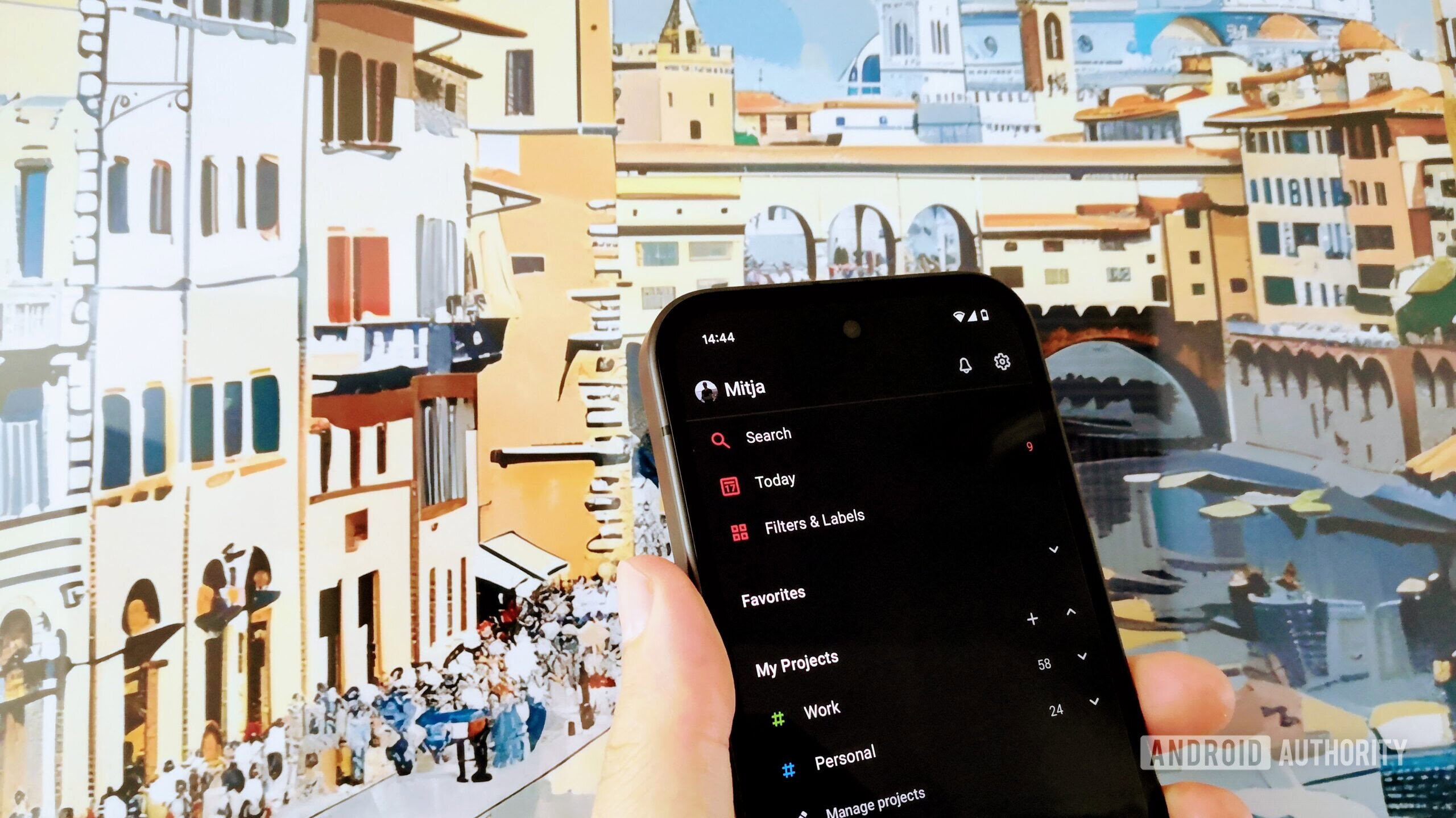 Todoist Interface Screenshot of the Todoist interface showcasing task management features