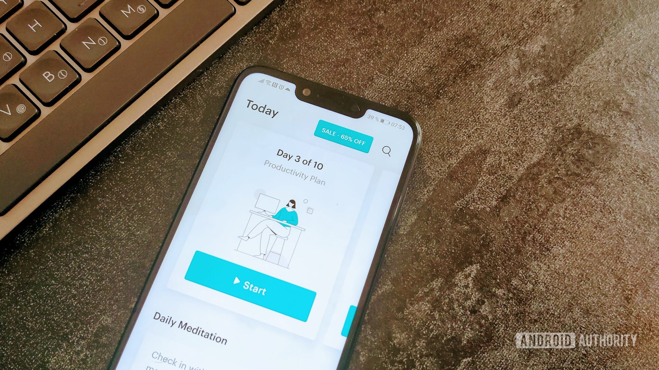 Meditation app interface with guided sessions Meditation app interface with guided sessions