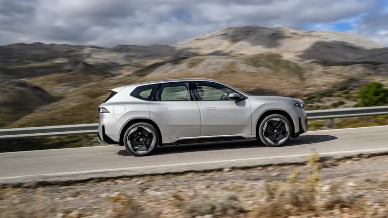 Interior shot of the 2027 BMW iX3 highlighting its spacious and modern cabin.