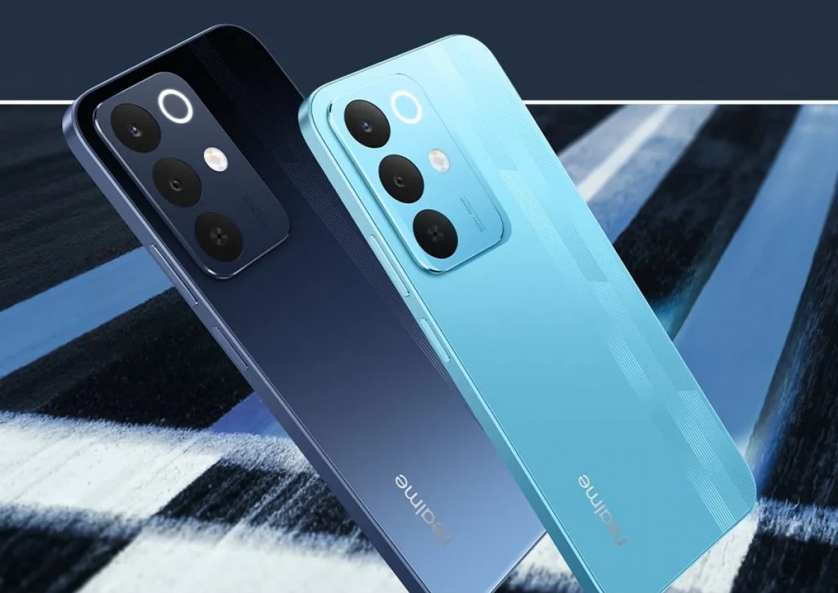 Realme Narzo 90X smartphone with its distinct design and display