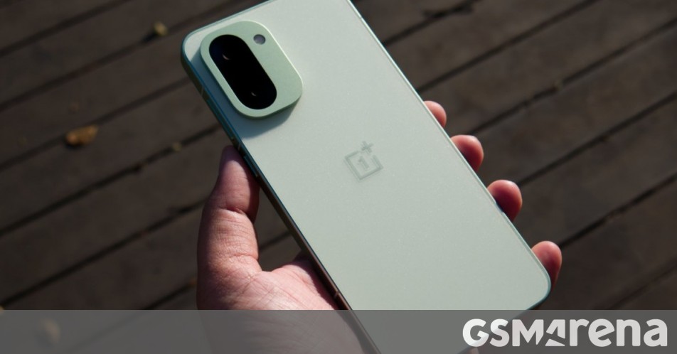 OnePlus 15R showcasing its sleek design and advanced selfie camera system