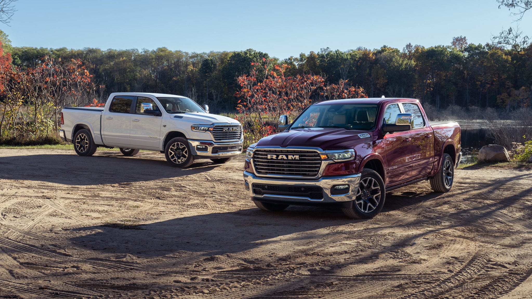 A powerful Ram 1500 truck equipped with a Hemi engine, ready for heavy-duty tasks.