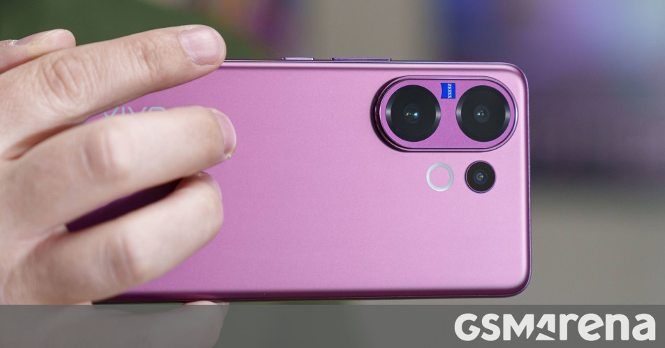 A stylized graphic depicting four distinct vivo V70 Series Lineup smartphones, illustrating the rumored family members.