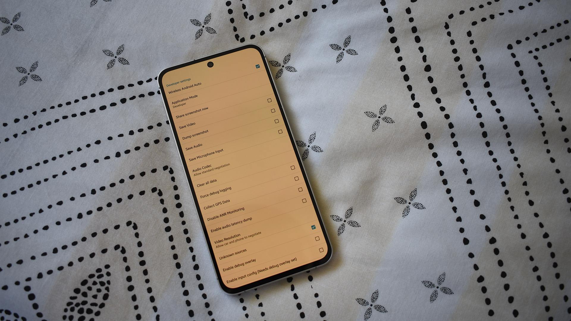 Android Auto interface on a car display
