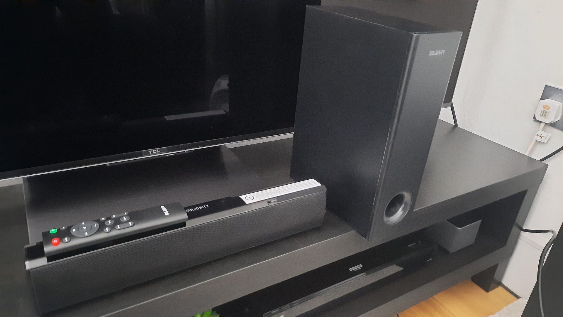 Majority Bowfell Plus Soundbar Review: Compact and Sleek Majority Bowfell Plus Soundbar compact design in a modern living room