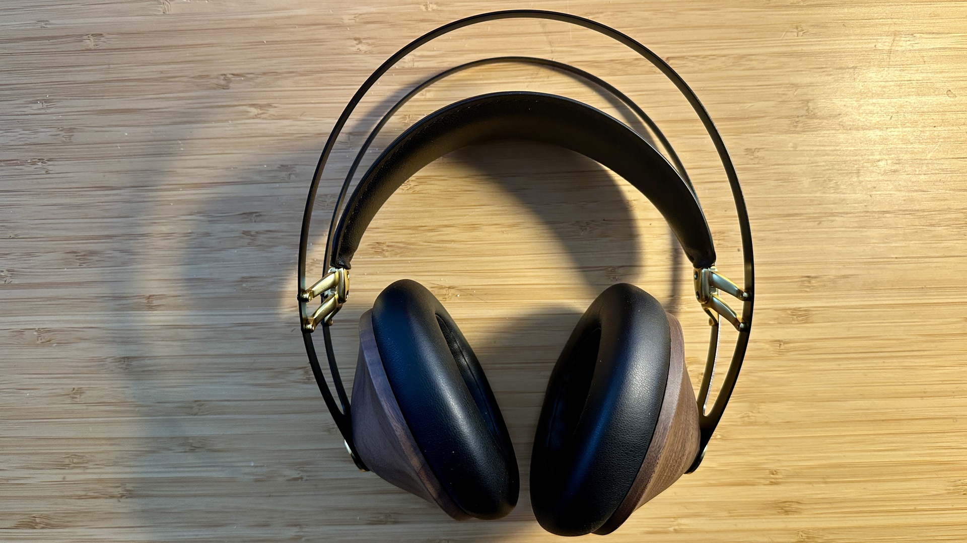 Meze 99 Classics 2nd Gen headphones showcasing their elegant design and wooden earcups