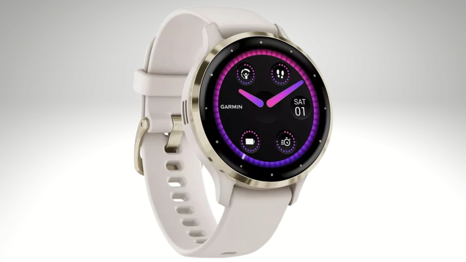 Garmin Venu 3S smartwatch displaying health metrics on a vibrant screen, highlighting the Garmin Venu 3S Boxing Day Deal.