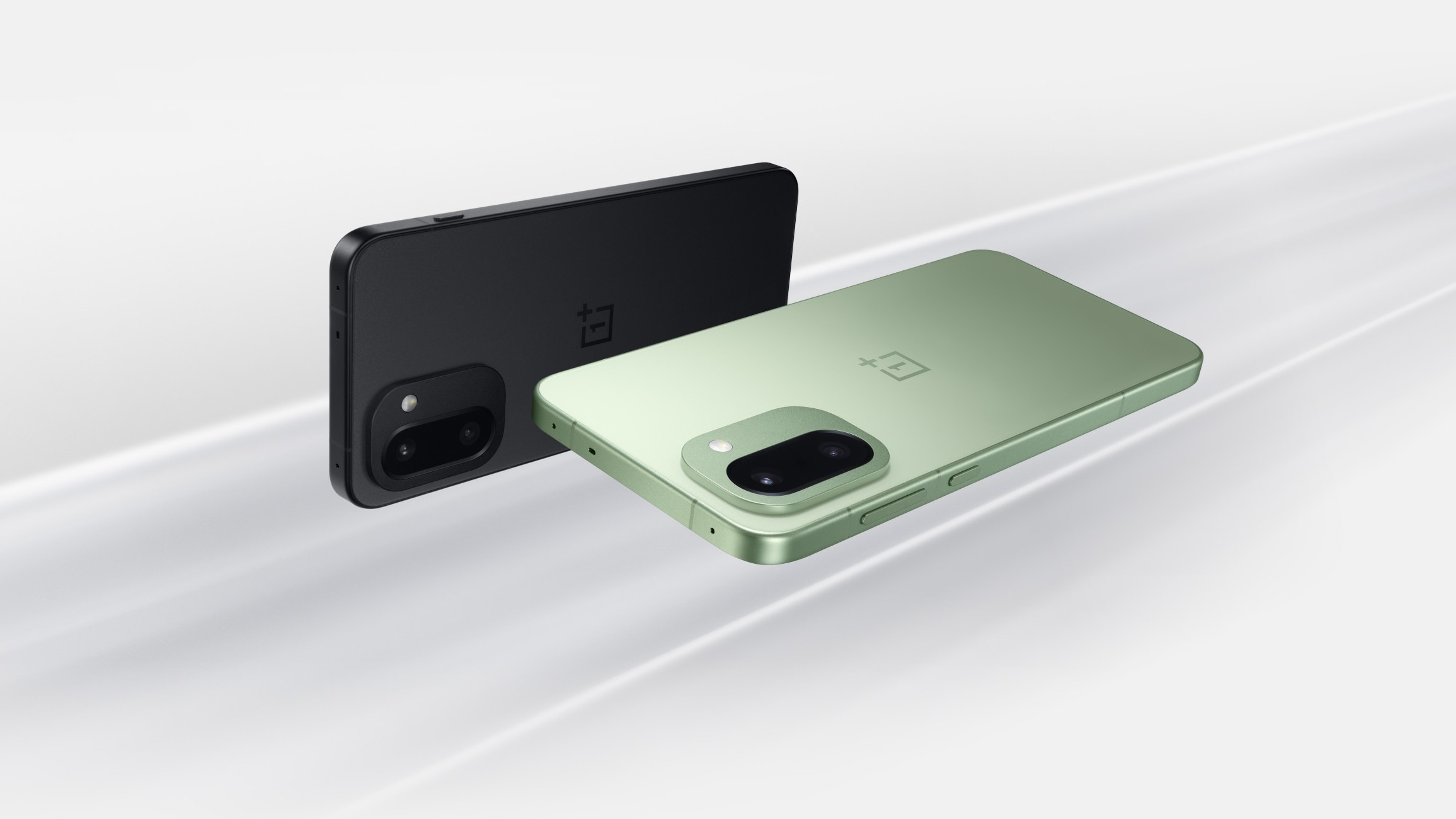 A close-up shot of the OnePlus 15R's front camera lens, highlighting its enhanced optics and advanced sensor for a significant selfie camera boost.