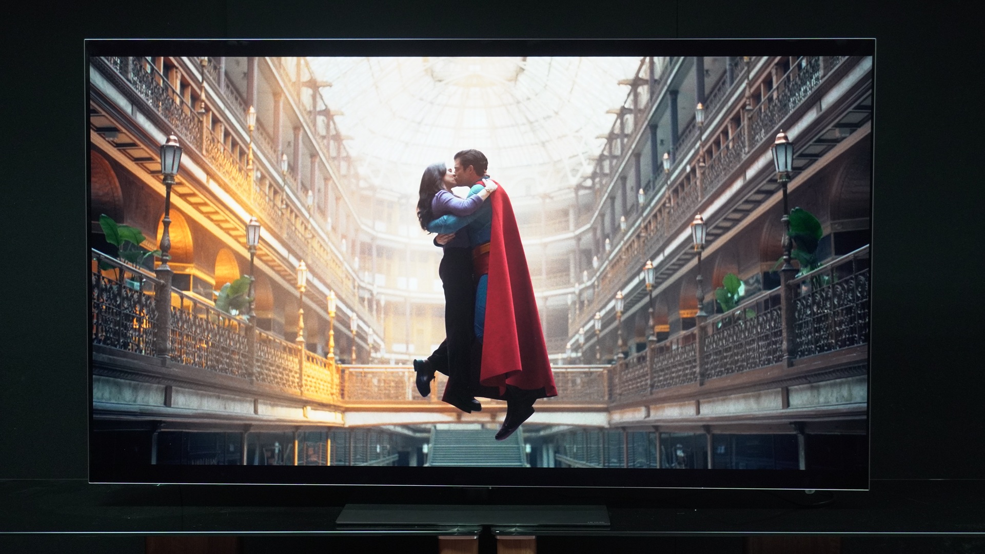 LG OLED65G5 Review - Advanced Picture and Sound Processing LG OLED65G5 showcasing vibrant colors and deep blacks on a wall-mounted display